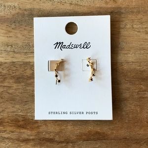 Madewell Gemline Stud Earrings (never worn)